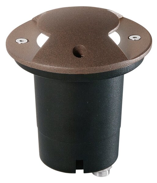 FAN I-HUMMER-R2-BRO AKCE - Pojízdné svítidlo Faro Carrabile Hummer Inox, bronzové, 1 x GU10, 10,5 x 10,5 x 14,4 cm, IP67 - FANEUROPE