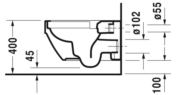 Duravit Vero Air - Závěsné WC, Rimless, bílá 2525090000