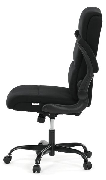 Vikio Kancelářské křeslo houpací mechanismus černá látka AKZ201C