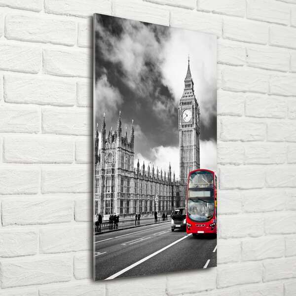 Vertikální Foto obraz fotografie na skle Big Ben Londýn osv-90714512