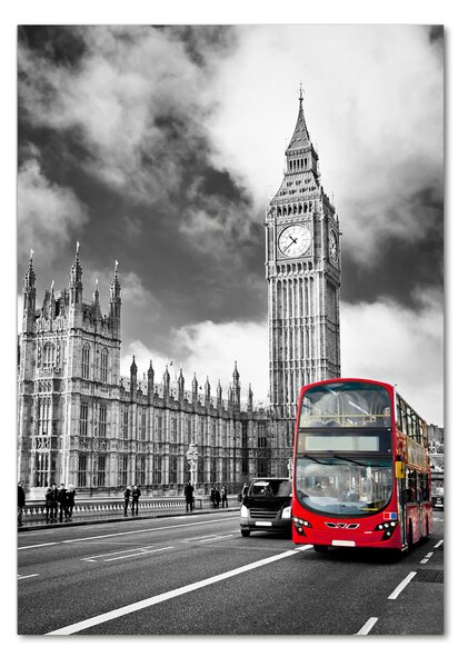 Vertikální Foto obraz fotografie na skle Big Ben Londýn osv-90714512