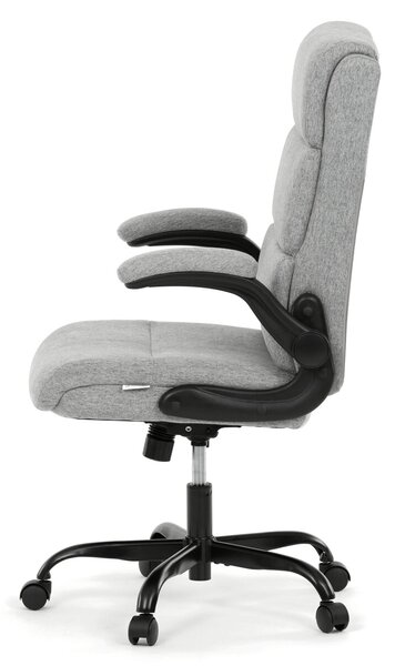 Vikio Kancelářské křeslo houpací mechanismus šedá látka AKZ201S