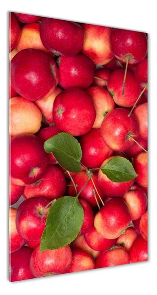 Vertikální Fotoobraz na skle Červená jablka osv-91288454