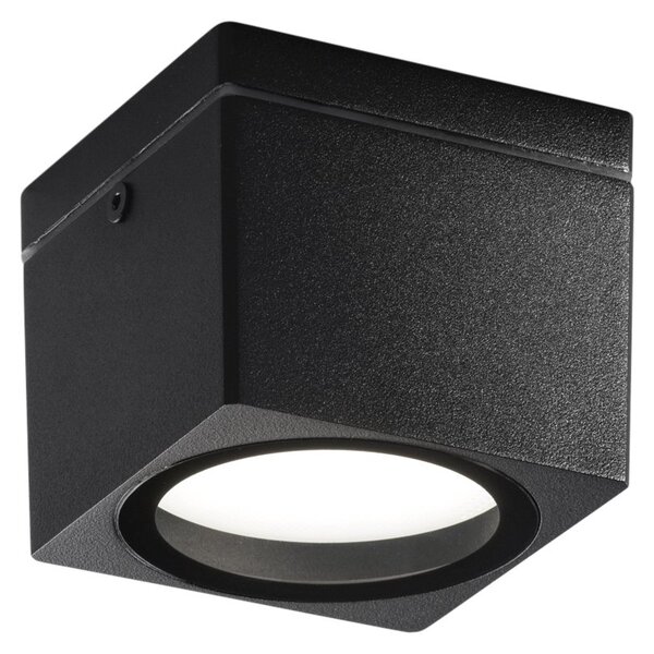 FAN I-TOWER-Q1-NER Stropní svítidlo hliník TOWER, 1xGX53, IP54, barva černá, 90 x 90 x 72 mm - FANEUROPE