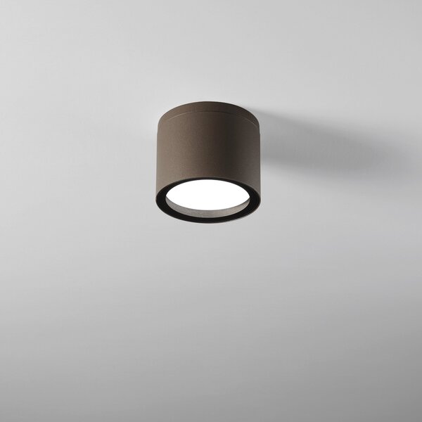 FAN I-TOWER-R1-BRO Stropní svítidlo hliník TOWER, 1xGX53, IP54, barva corten, 90 x 90 x 72 mm - FANEUROPE