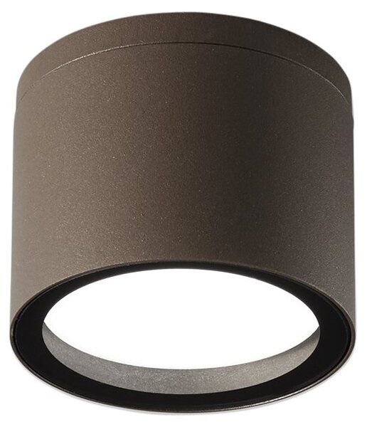 FAN I-TOWER-R1-BRO Stropní svítidlo hliník TOWER, 1xGX53, IP54, barva corten, 90 x 90 x 72 mm - FANEUROPE