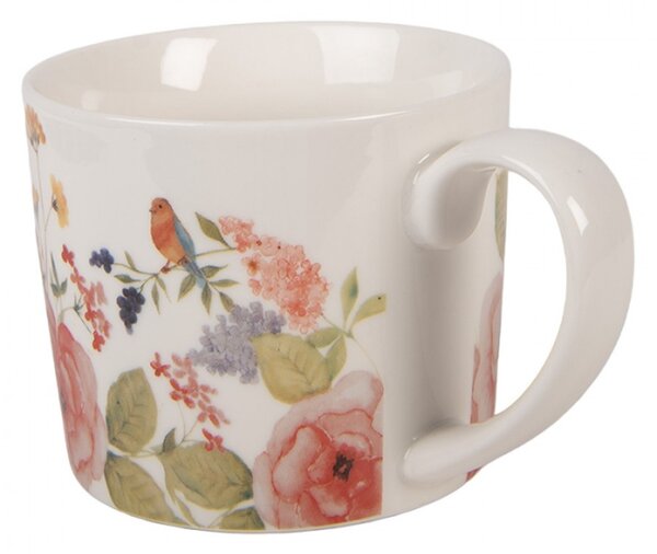 Keramický hrnek s květinovým motivem Floral Fiesta – 275 ml