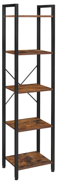 REGÁL, hnědá, černá, 39,6/154/30 cm Boxxx - Online Only regály & police, Online Only