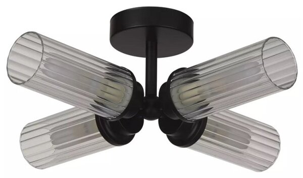 Searchlight 29984BK Stropní svítidlo IMPERIAL černé IP44