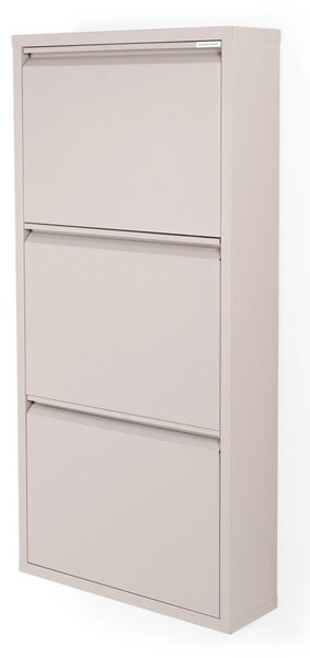 Taupe kovový výklopný botník 50x103x15 cm Billy – Spinder Design