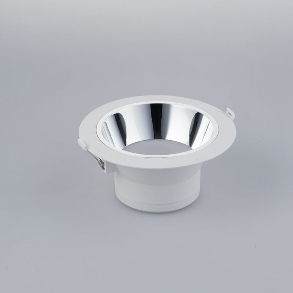 FAN INC-MACK-20 Zápustné svítidlo LED Mack, bílé/chrom, polykarbonát, 20 W, 2500 lm, 4000 K, 19 x 19 x 9,1 cm - FANEUROPE