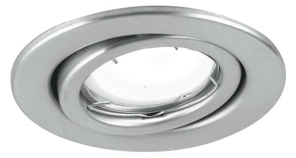FAN INC-MATRIX-LEDM3 NIK Sada 3 x zápustných svítidel LED Matrix, nikl, 3 x GU10, 6 W, 3 x 413 lm, 3000 K, 10 x 10,5 cm - FANEUROPE