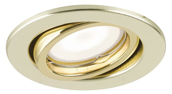 FAN INC-MATRIX-LEDM3 ORO Sada 3 x zápustných svítidel LED Matrix, zlaté, 3 x GU10, 6 W, 3 x 413 lm, 3000 K, 10 x 10,5 cm - FANEUROPE