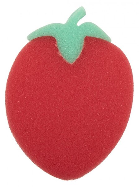 Sprchová houba jahoda – 13x3x10 cm