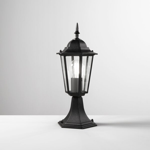 FAN LANT-MILANO/L1 Venkovní svítidlo MILANO černá, 1xE27, IP44, 17 x 40,3 cm - FANEUROPE