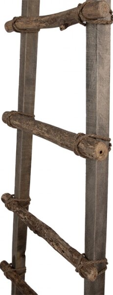 Dřevěný držák na ručník Ruustik – 140 cm
