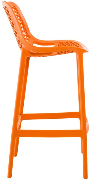 Plastová barová židle Air - Oranžová