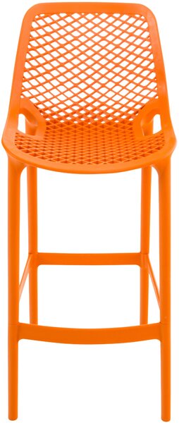 Plastová barová židle Air - Oranžová