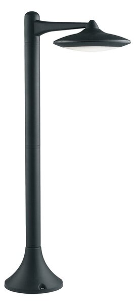 FAN LANT-ALYSON/P1 Sloupkové svítidlo LED ALYSON černá, hlinik, 12 W, 1300 lm, 4000 K, IP44, 91 x 29 cm - FANEUROPE