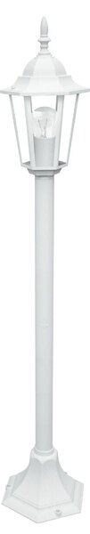 FAN LANT-MILANO/P1 BCO Sloupkové svítidlo MILANO bílá, 1xE27, IP44, 105 x 21 cm - FANEUROPE