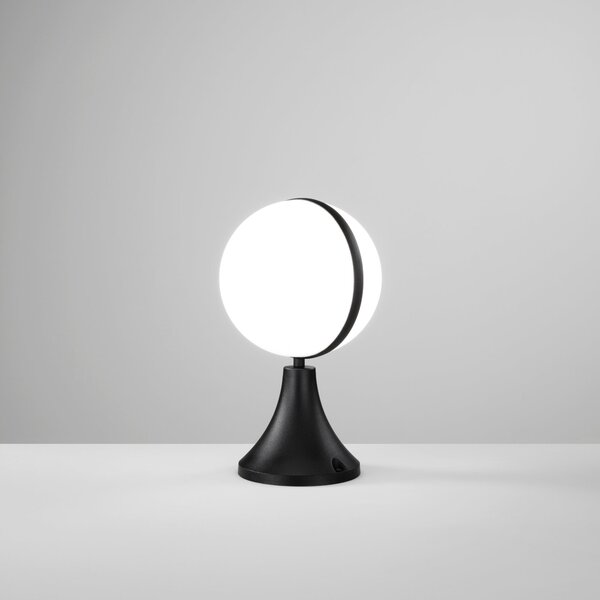 FAN LANT-ORBIT/L1 Venkovní svítidlo LUMETTO ORBIT černá, 1xE27, IP44, 30 x 25 cm - FANEUROPE