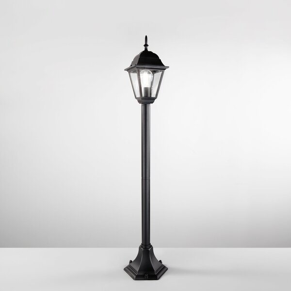 FAN LANT-ROMA/P1 Sloupkové svítidlo PALETTO ROMA černá, 1xE27, IP44, 104 x 14,6 x 14,6 cm - FANEUROPE