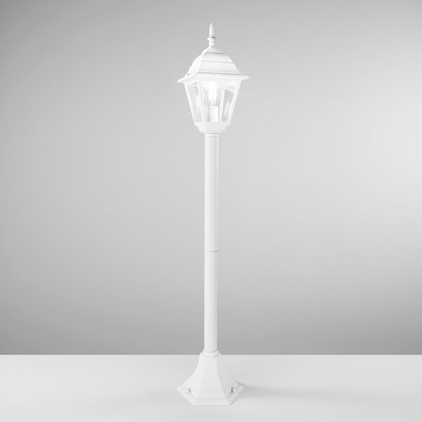 FAN LANT-ROMA/P1 BCO Sloupkové svítidlo PALETTO ROMA bílá, 1xE27, IP44, 104 x 14,6 x 14,6 cm - FANEUROPE