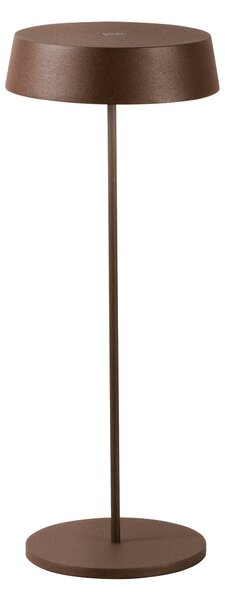 FAN LED-COCKTAIL-BRO Nabíjecí venkovní stolní svítidlo COCKTAIL bronz, hliník, 20,2 W, 192 lm, 3000 K, stmívatelné, IP54, 29,5 x 12 x 12 cm - FANEUROPE