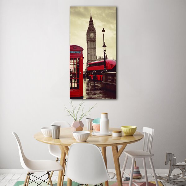 Vertikální Foto obraz fotografie na skle Big Ben Londýn osv-91738118