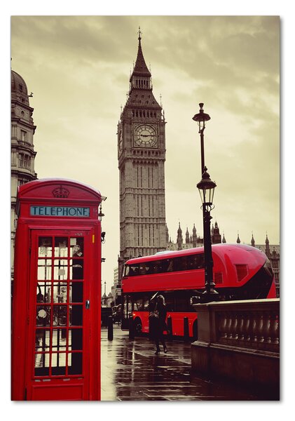Vertikální Foto obraz fotografie na skle Big Ben Londýn osv-91738118