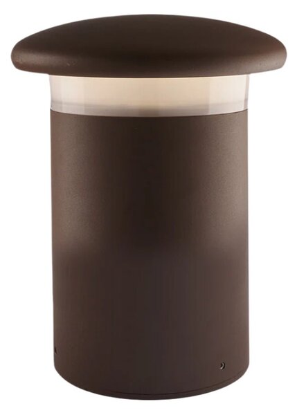 FAN LED-BITT-P28-BRO Sloupkové svítidlo PALO LED BITT bronz, hliník, 10 W, 1284 lm, 4000 K, IP65, 27,5 x 20,9 x 20,9 cm - FANEUROPE