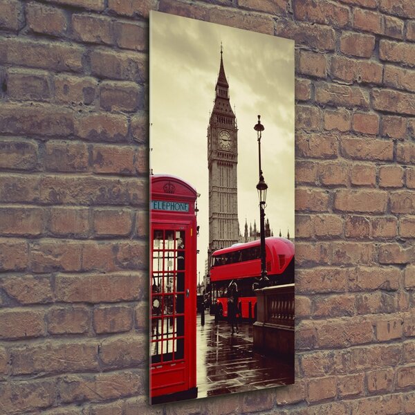 Vertikální Foto obraz fotografie na skle Big Ben Londýn osv-91738118