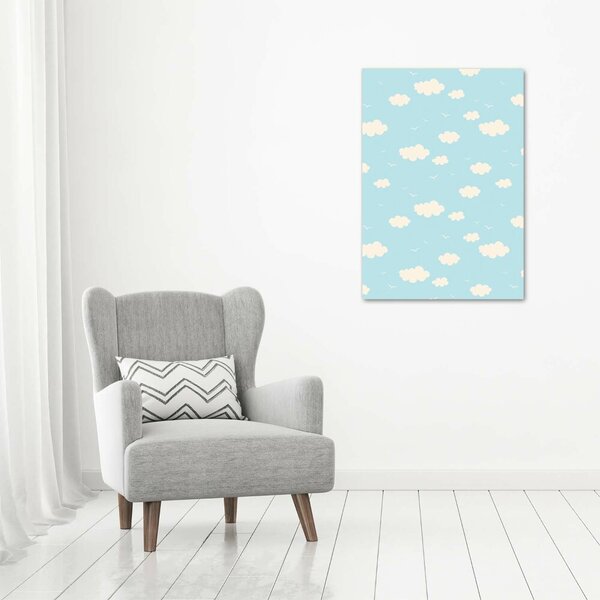 Vertikální Moderní obraz canvas na rámu Mraky ocv-91813258