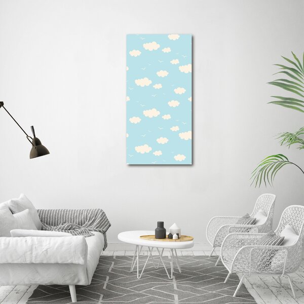 Vertikální Moderní obraz canvas na rámu Mraky ocv-91813258