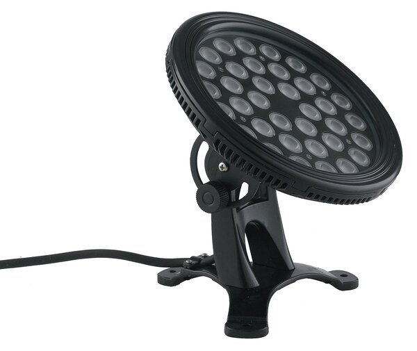FAN LED-NEPTUNE-36P Venkovní reflektor LED NEPTUNE DC24V černá INOX 36 x 1 W RGB IP68 19 x 17 x 17 cm - FANEUROPE