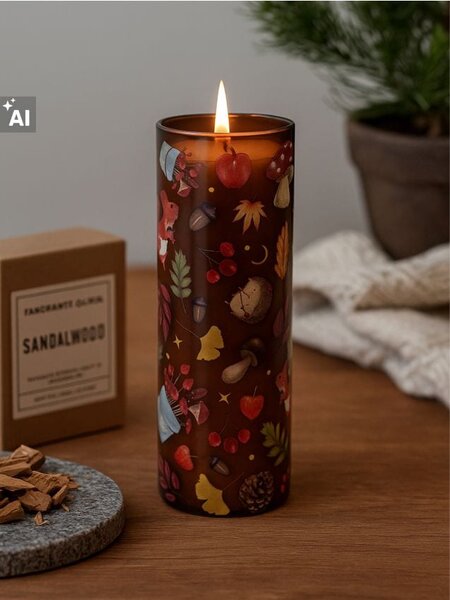 Sinsay - Vonná svíčka Sandalwood - hnědá