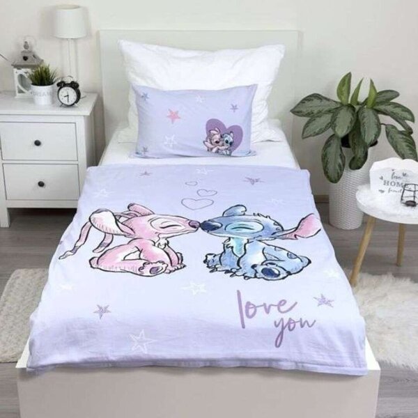 Povleceni Disney Lilo and Stitch do postýlky 135x100cm+40x60cm Setino