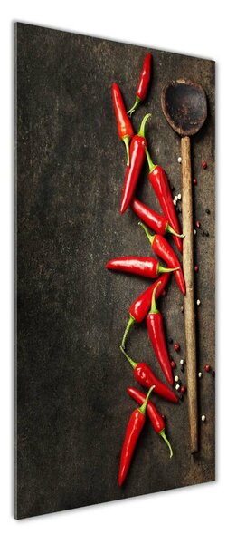 Vertikální Foto obraz skleněný svislý Chilli papričky osv-92417678