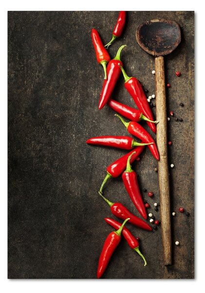 Vertikální Foto obraz skleněný svislý Chilli papričky osv-92417678