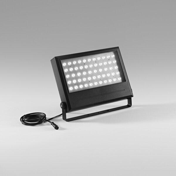 FAN LED-AGILITY-72-24V Venkovní reflektor, LED, AGILITY, RGBW, černá, se senzorem, 36 x 5.5 x 29.6 cm - FANEUROPE