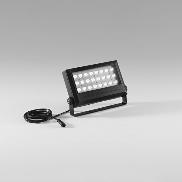 FAN LED-AGILITY-36-24V Venkovní reflektor, LED, AGILITY, RGBW, černá, 26.5 x 5 x 19.5 cm - FANEUROPE