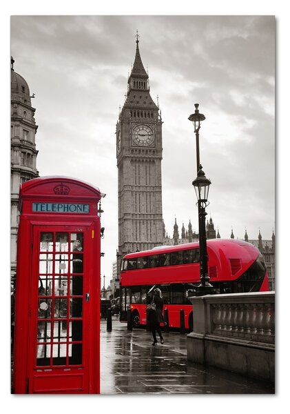 Vertikální Foto obraz fotografie na skle Big Ben Londýn osv-92717556