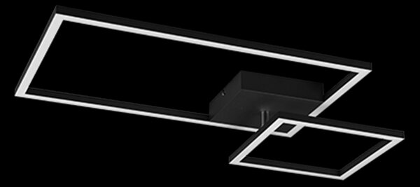 Trio R62642432 LED stropní svítidlo Padella 1x25W | 3000lm | 4000K - stmívatelné, nastavitelné, Dimmer Switch, matná černá