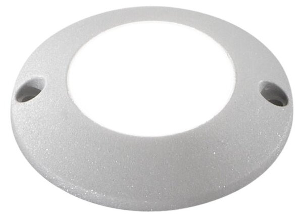 FAN LED-ELMO-UPC Pochozí venkovní svítidlo ELMO hliník stříbrná, 3 W, 360 lm, 3000 K, IP54, 7 x 1,5 cm - FANEUROPE