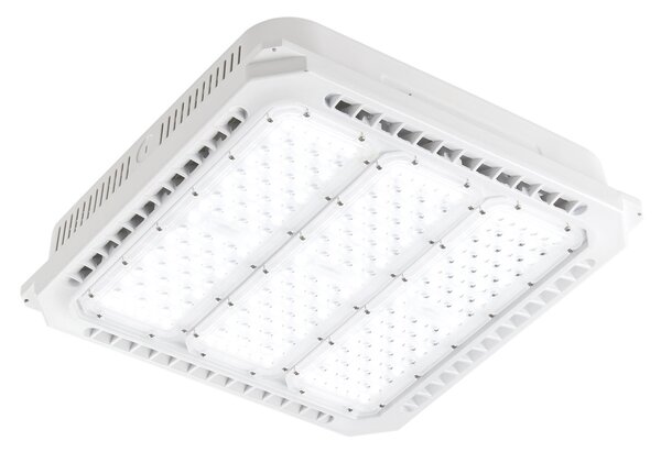 FAN LED-ENERGY-80-PL Venkovní stropní svítidlo ENERGY bílá, hliník, 80 W, 11100 lm, 4000 K, IP65, 34,8 x 34,8 x 7,6 cm - FANEUROPE