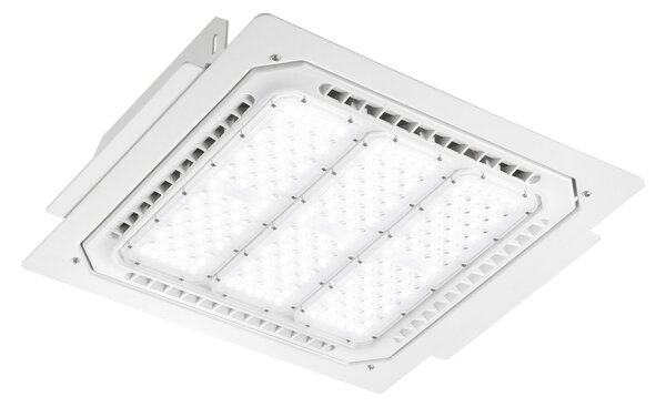 FAN LED-ENERGY-80-INC Venkovní zápustné svítidlo ENERGY bílá, hliník, 80 W, 11100 lm, 4000 K, IP65, 41,2 x 41,2 x 10,14 cm - FANEUROPE