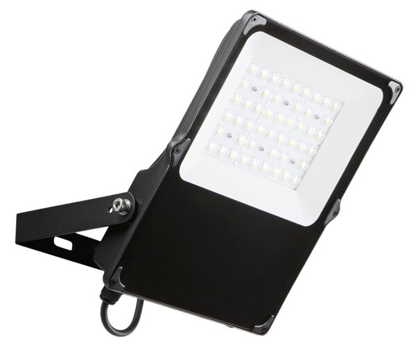 FAN LED-GIOVE-100 Venkovní reflektor GIOVE antracit, hliník, 100 W, 15670 lm, 6000 K, IP66, 36,4 x 27,8 x 5,2 cm - FANEUROPE