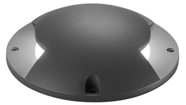 FAN LED-GROUND-R2 Venkovní svítidlo LED GROUND antracit, hliník, 12 W, 1460 lm, CCT, IP65, 21 x 5,4 cm - FANEUROPE