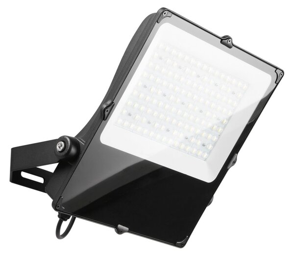 FAN LED-GIOVE-200 Venkovní reflektor GIOVE černá, hliník, 200 W, 32666 lm, 6000 K, IP66, 44,5 x 39,4 x 5,6 cm - FANEUROPE