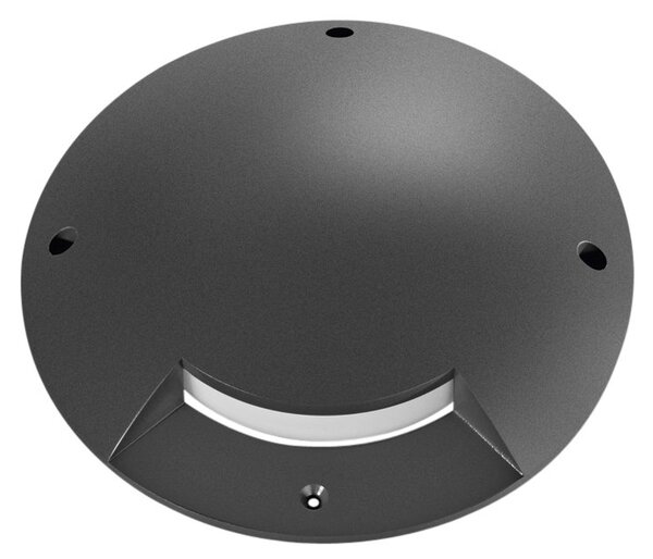 FAN LED-GROUND-R1 Venkovní svítidlo LED GROUND antracit, hliník, 6 W, 730 lm, CCT, IP65, 21 x 5,4 cm - FANEUROPE
